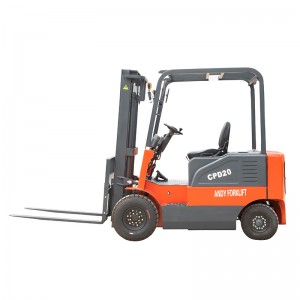 2.0ton four wheel sit down type electric forklift