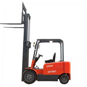 Wholesale China New Electric Forklift For Sale Manufacturers Suppliers –  3.0ton four wheel sit down type electric forklift  – Andy